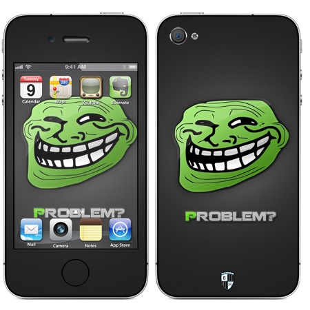 

Наклейка виниловая Black Horn для iPhone 4/4S (Cr 30)