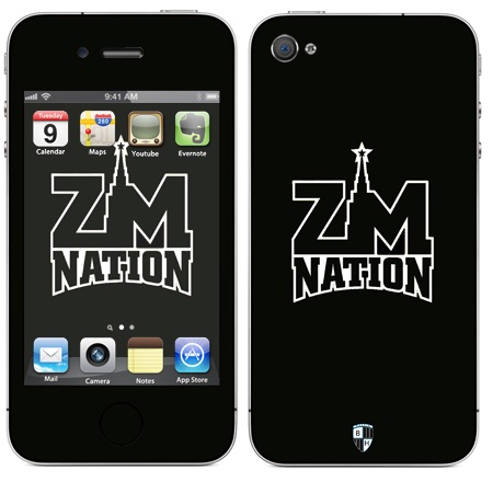 

Наклейка виниловая Black Horn для iPhone 4/4S (Br 17)