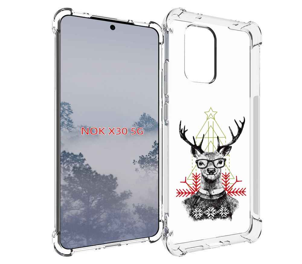

Чехол MyPads умный олень для Nokia X30 5G, Tocco
