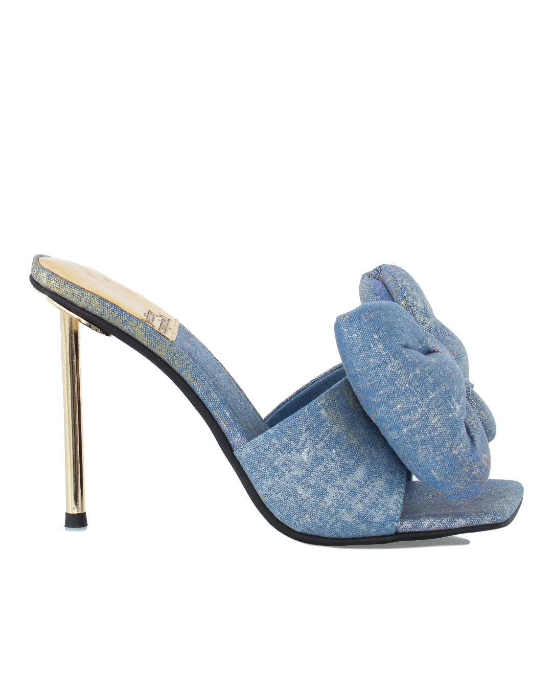 

Сабо женские JEFFREY CAMPBELL Bow-Down.23 синие 37 IT, Синий, Bow-Down.23