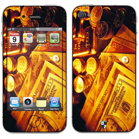 

Наклейка виниловая Black Horn для iPhone 4/4S (Bi 04)