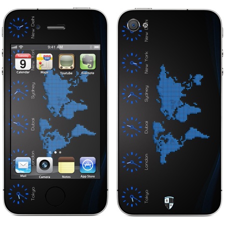 

Наклейка виниловая Black Horn для iPhone 4/4S (Bi 01)