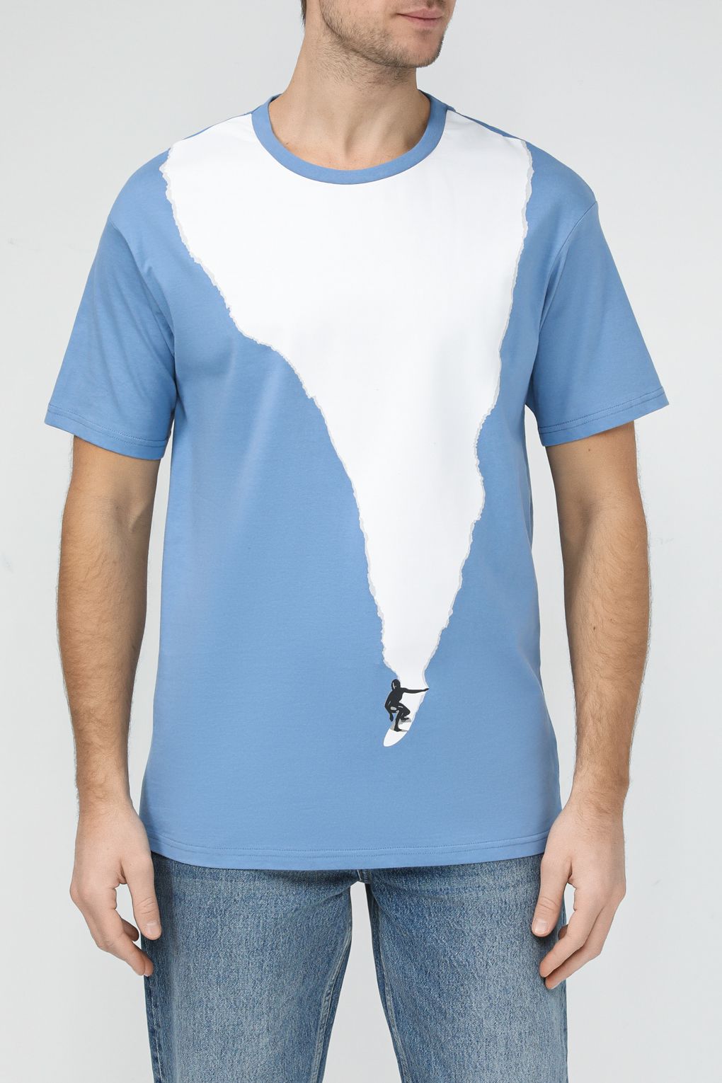 

Футболка мужская MARCO DI RADI MDR231212264-005 синяя 3XL, Синий, MDR231212264-005