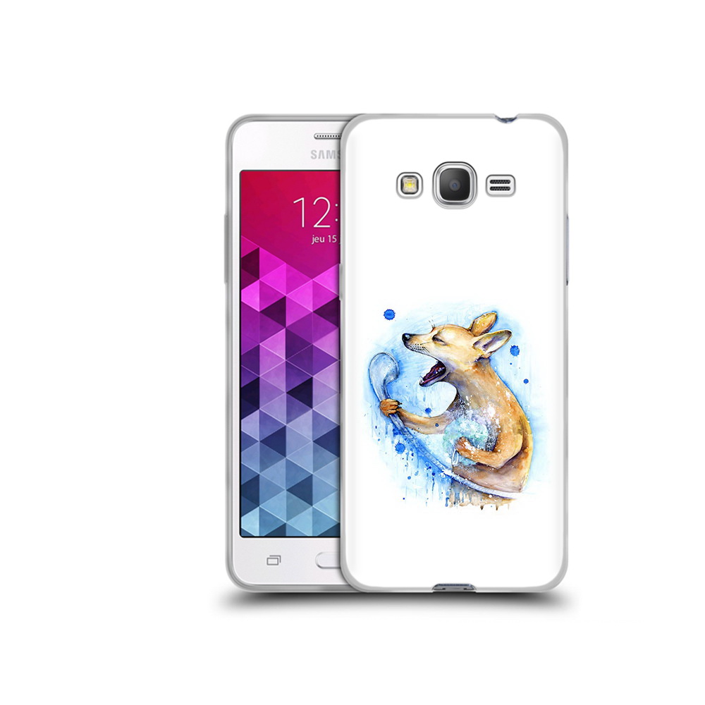 

Чехол MyPads Tocco для Samsung Galaxy Grand Prime пение в душе, Прозрачный, Tocco