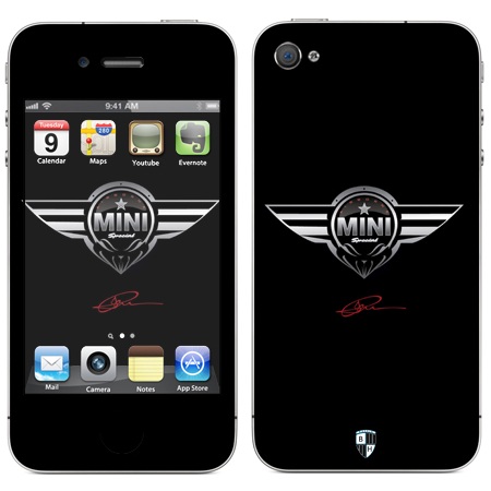 

Наклейка виниловая Black Horn для iPhone 4/4S (Au 61)