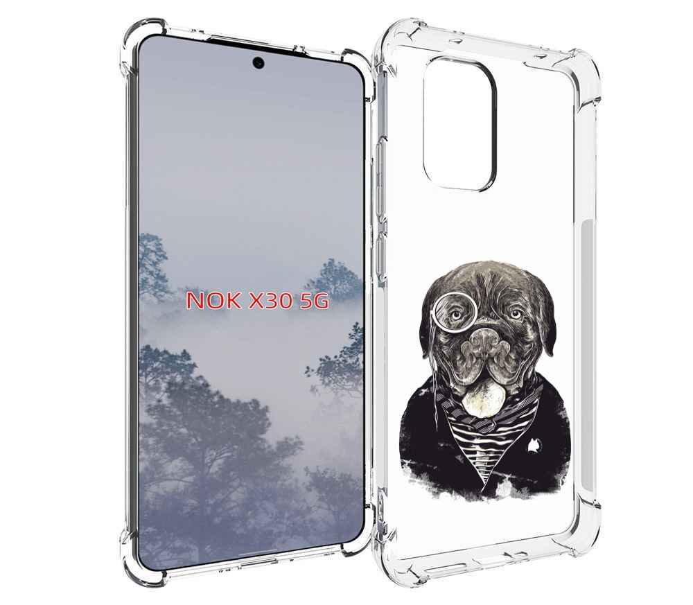 

Чехол MyPads солидный песик для Nokia X30 5G, Tocco