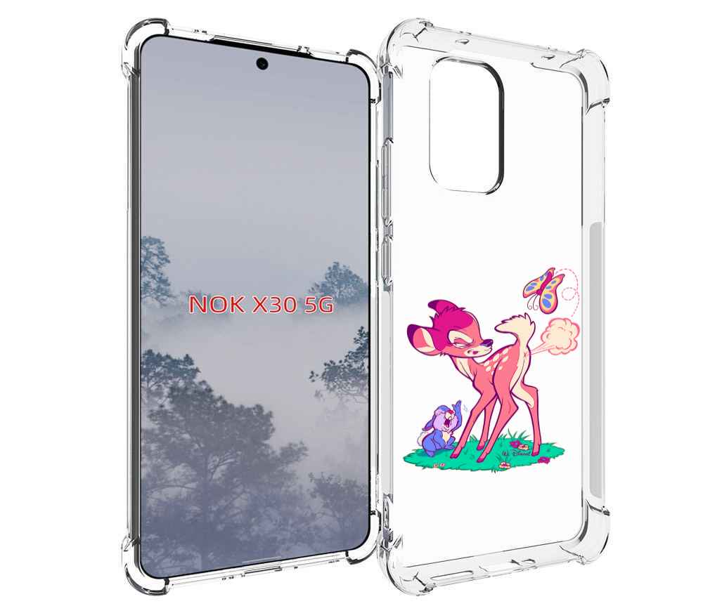 

Чехол MyPads смешной олененок для Nokia X30 5G, Tocco