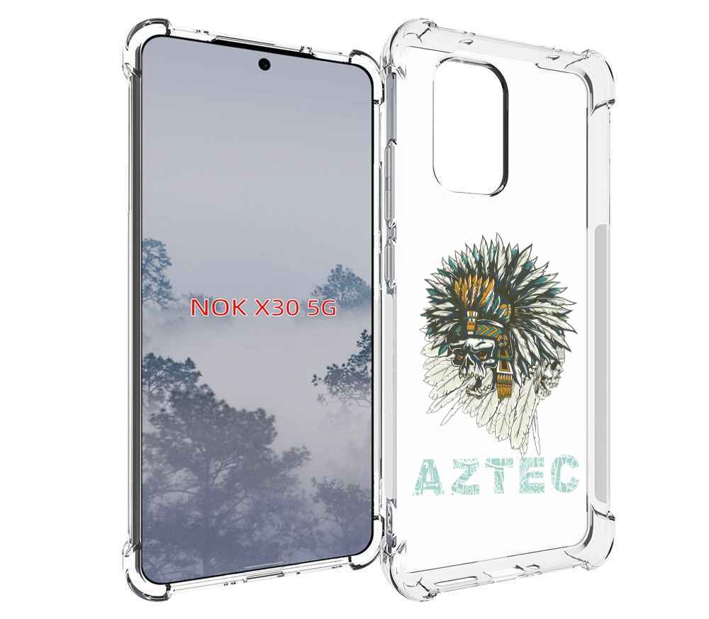 

Чехол MyPads скелет индеец для Nokia X30 5G, Tocco