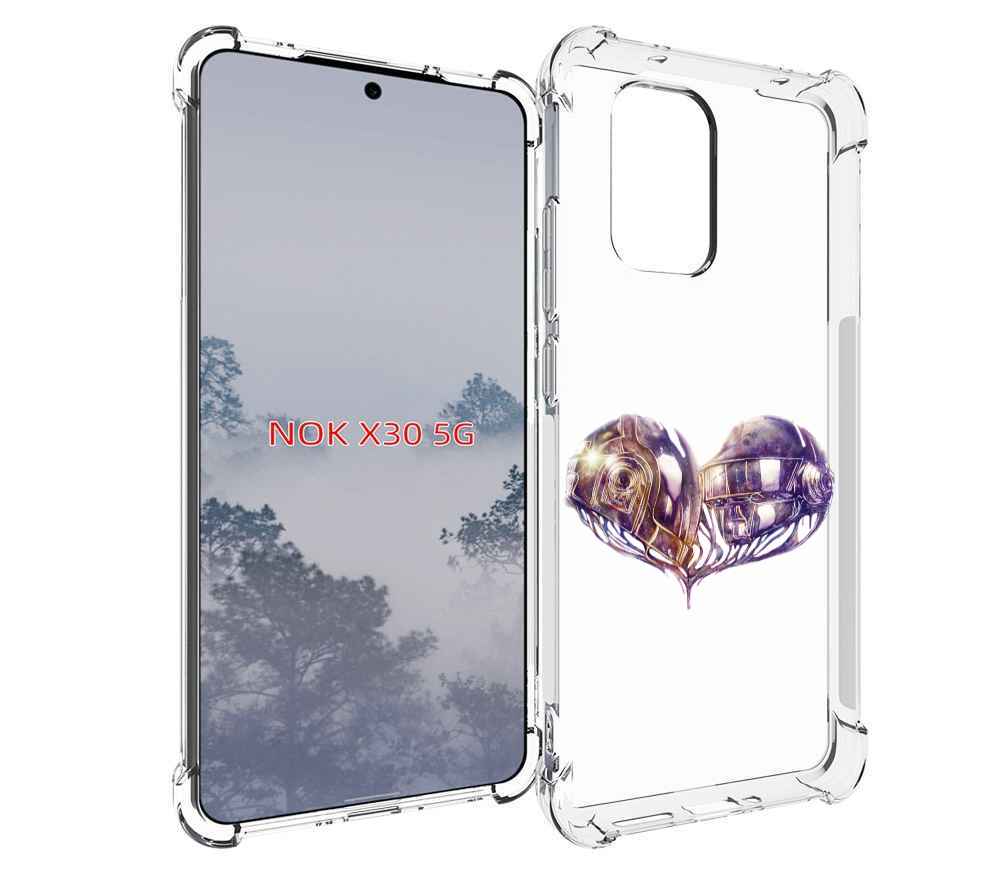 

Чехол MyPads сердце абстракция для Nokia X30 5G, Tocco
