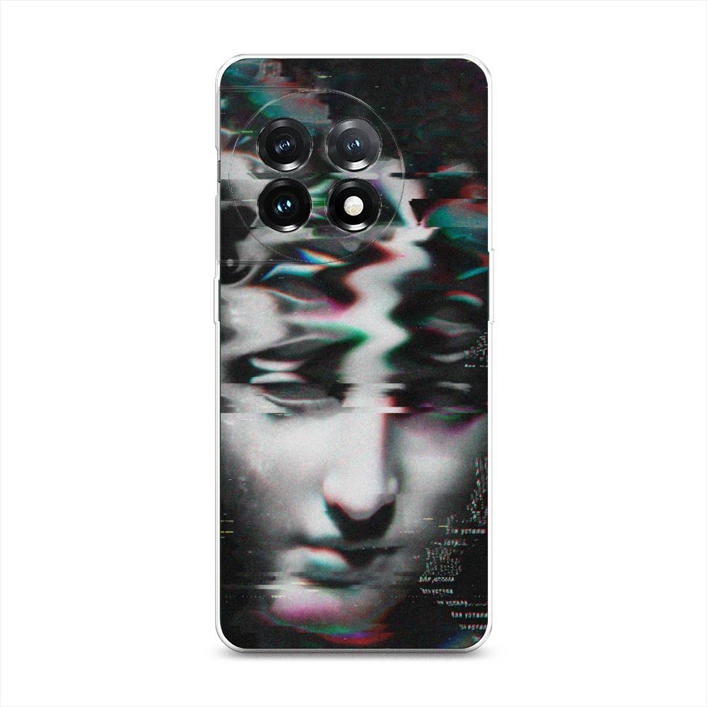 

Чехол Awog на OnePlus 11 "Glitch Art", Серый, 153650-9