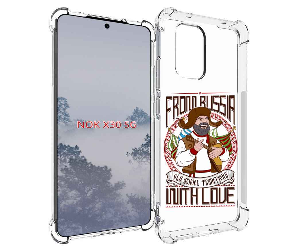 

Чехол MyPads русский мужчина для Nokia X30 5G, Tocco