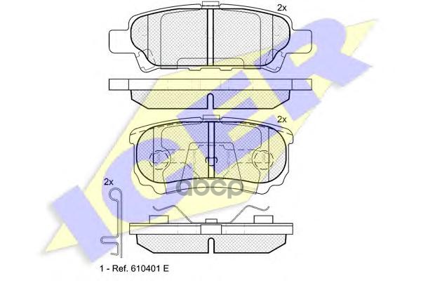 

Колодки Тормозные Mitsubishi Lancer Задние С Датчиками Icer Icer арт. 181746
