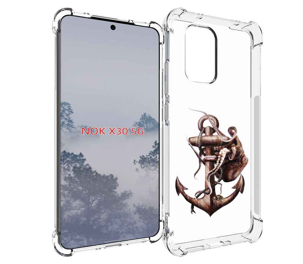 

Чехол MyPads ржавый якорь для Nokia X30 5G, Tocco
