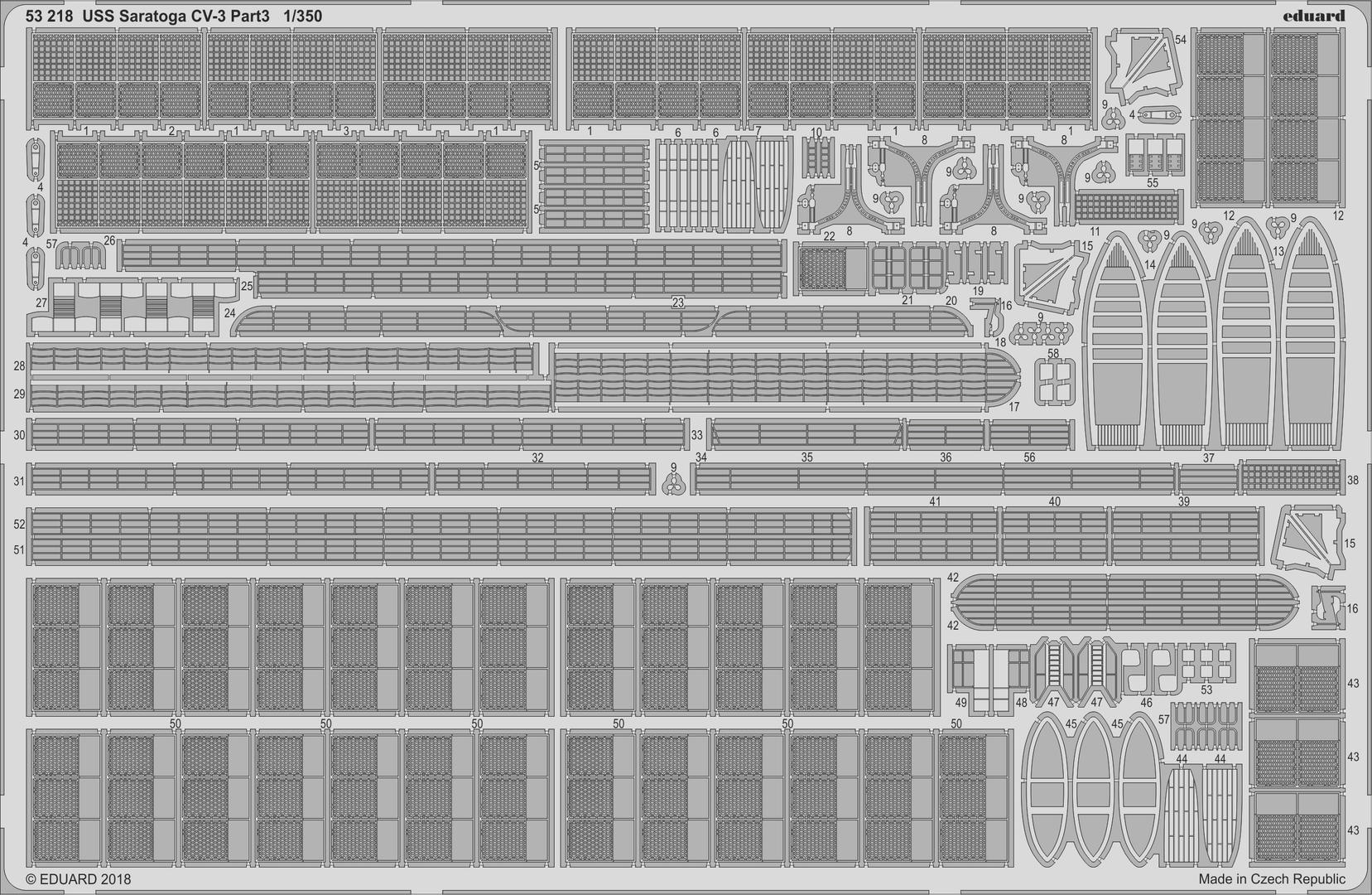 

Фототравление Eduard USS Saratoga CV-3 pt.3