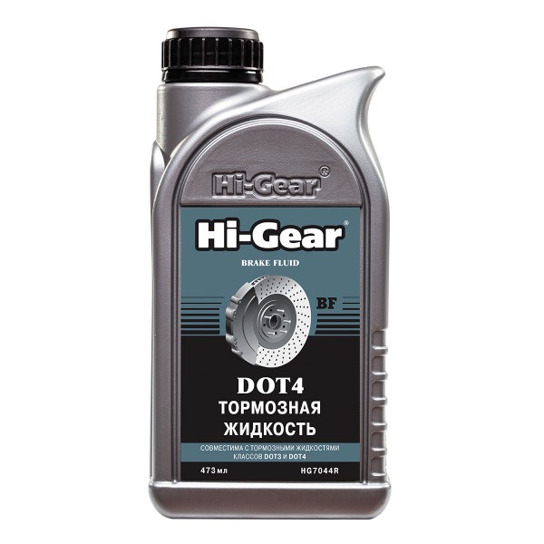 Тормозная жидкость Hi-Gear DOT 4 HG7044R 473 мл