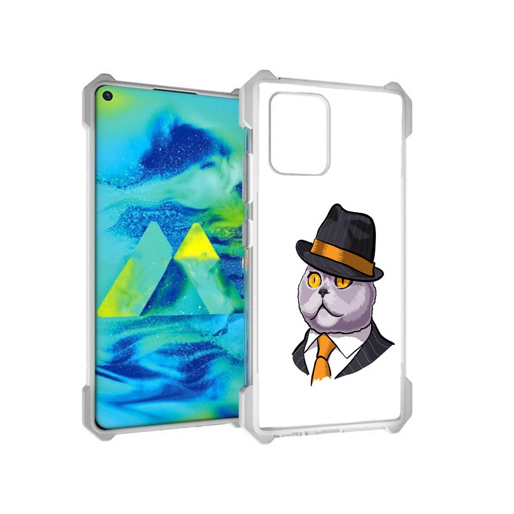 

Чехол MyPads Tocco для Samsung Galaxy S10 Lite британец (PT143840.502.247), Прозрачный, Tocco