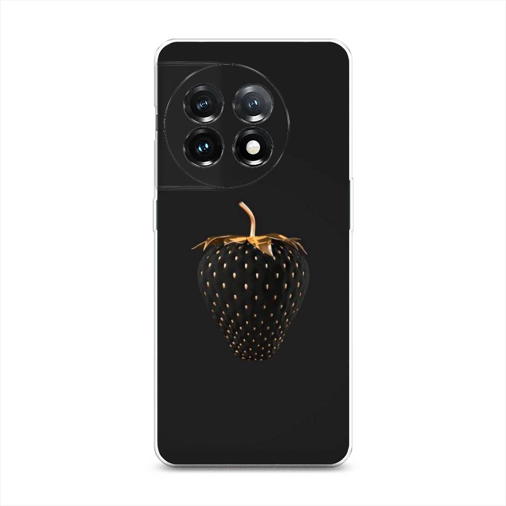 

Чехол Awog на OnePlus 11 "Черно-золотая клубника", Черный;золотистый, 153650-10