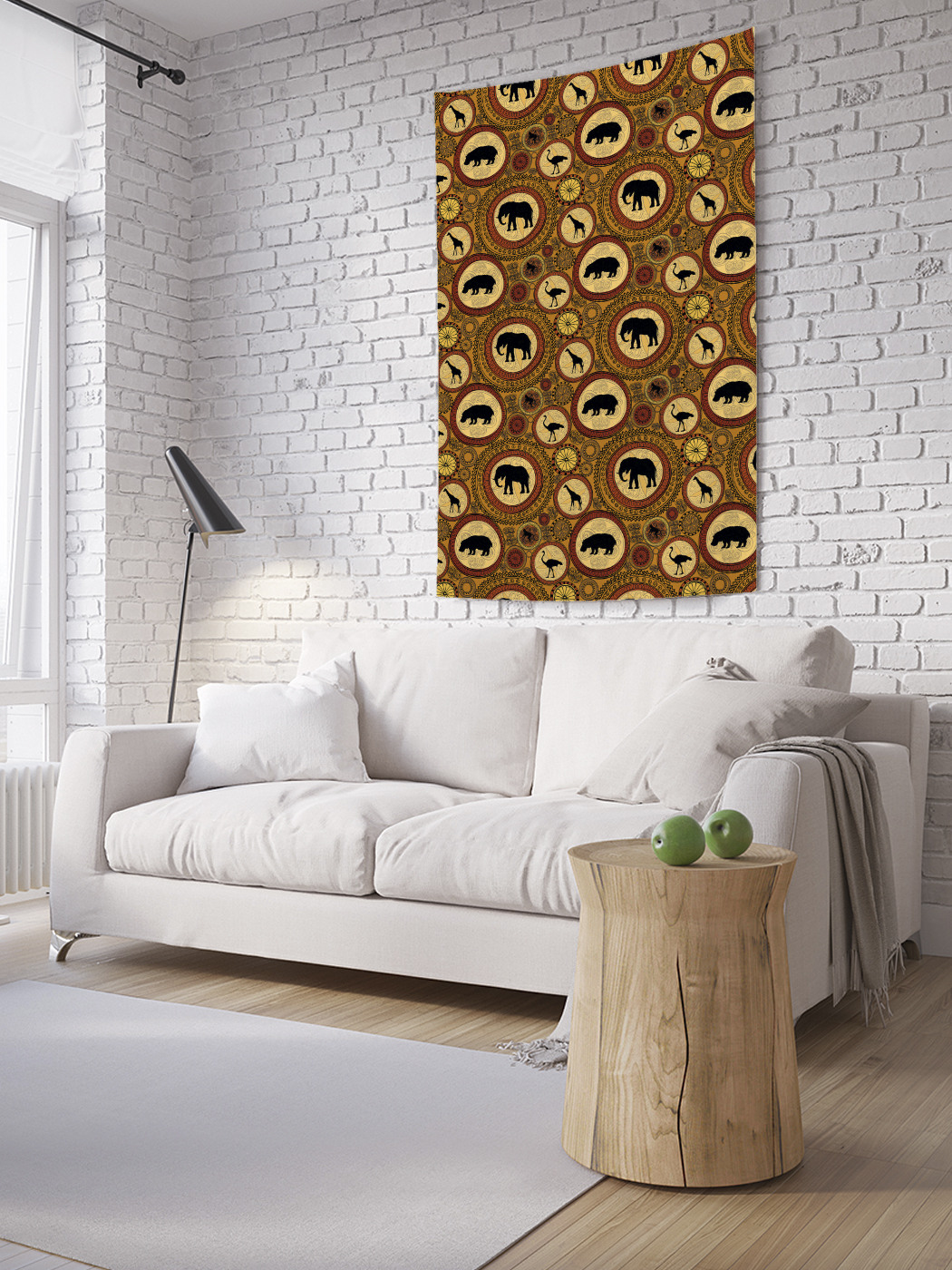 

Вертикальное фотопанно на стену JoyArty Животные Африки 100x150 см, Животные Африки