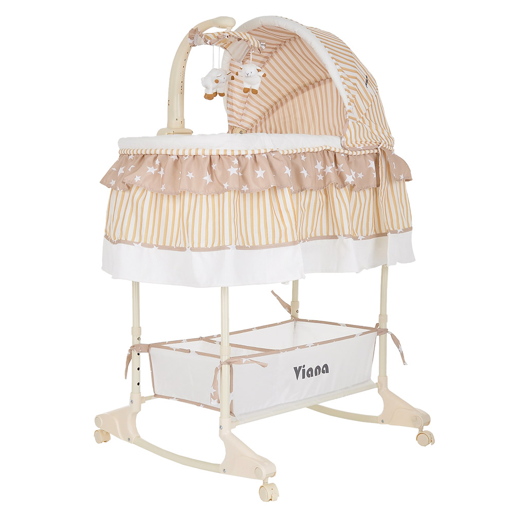 Колыбель Pituso 3 в 1 Viana Stars Beige колыбель pituso viana на колёсах 3 в 1