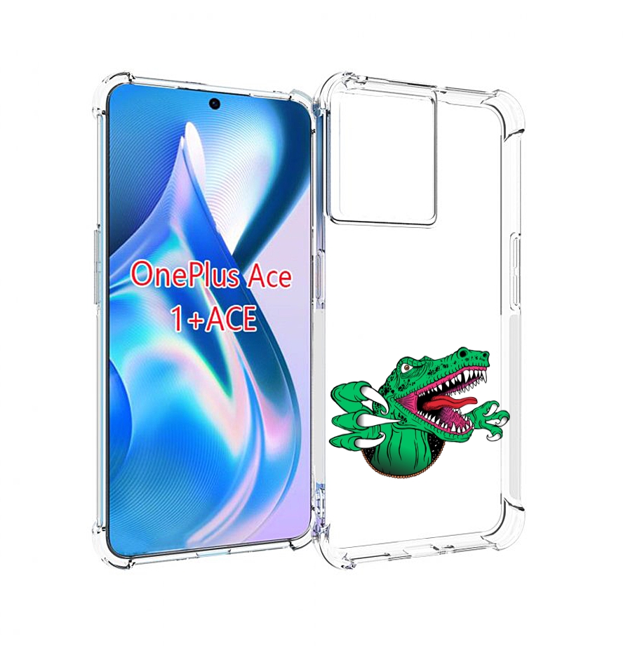 

Чехол MyPads крокодил для OnePlus Ace, Прозрачный, Tocco