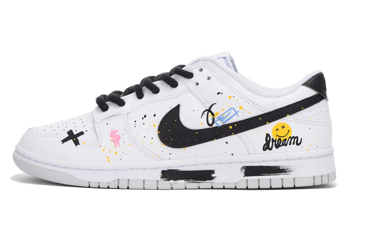 

Кеды унисекс Nike Dunk Low GS белые 40 EU, Белый, Dunk Low GS