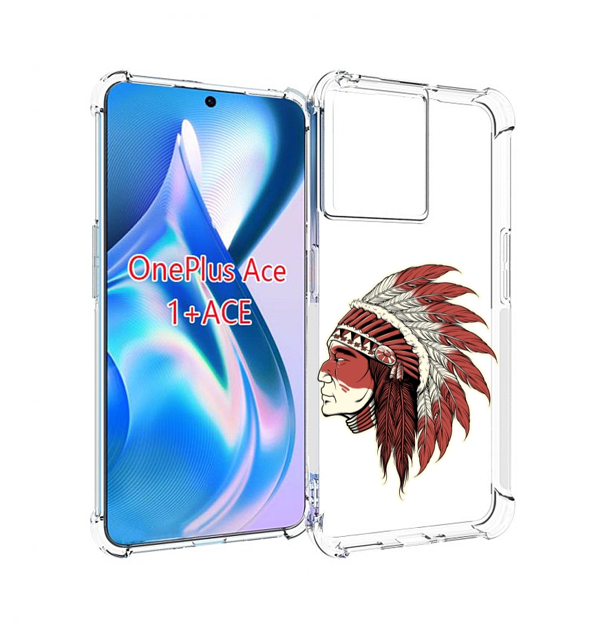 Чехол MyPads красный индеец для OnePlus Ace