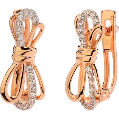 

Серьги из красного золота с фианитом Эстет 01С1113395Р, 01С1113395Р