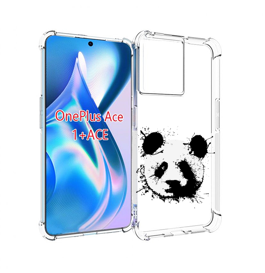 

Чехол MyPads клякса-панда для OnePlus Ace, Прозрачный, Tocco