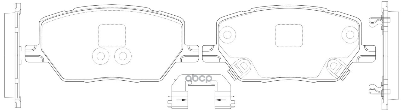 

Тормозные Дисковые Колодки Bp41005 [Fr] Fiat 500x 1.6 2.0 14-/ 1.4 2.4 15-/ Jeep Renegade, BP41005