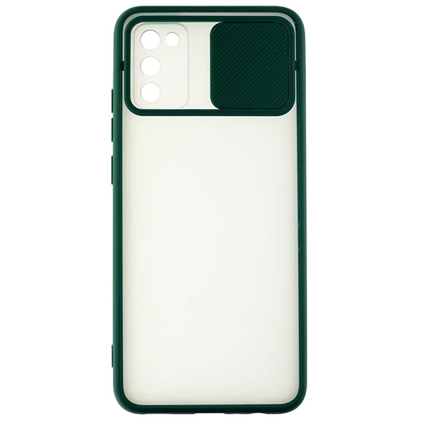 

Чехол накладка для Samsung Galaxy A02s Cover Slide Зеленый