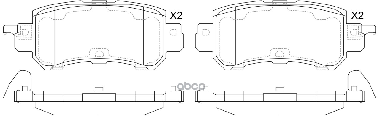 

Тормозные Дисковые Колодки Bp25001 Mazda Cx-5 2.0 2012 - По Наст. Время; Mazda Cx-5 2.5 20, BP25001