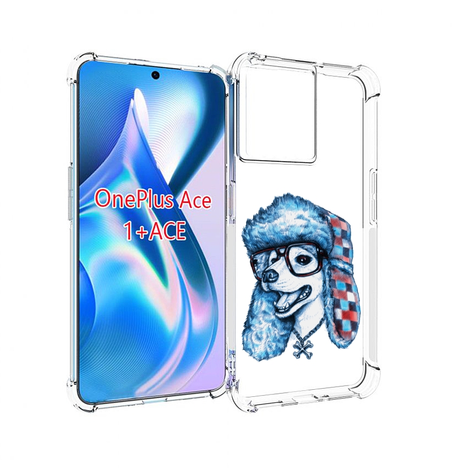 

Чехол MyPads зимний пес для OnePlus Ace, Прозрачный, Tocco