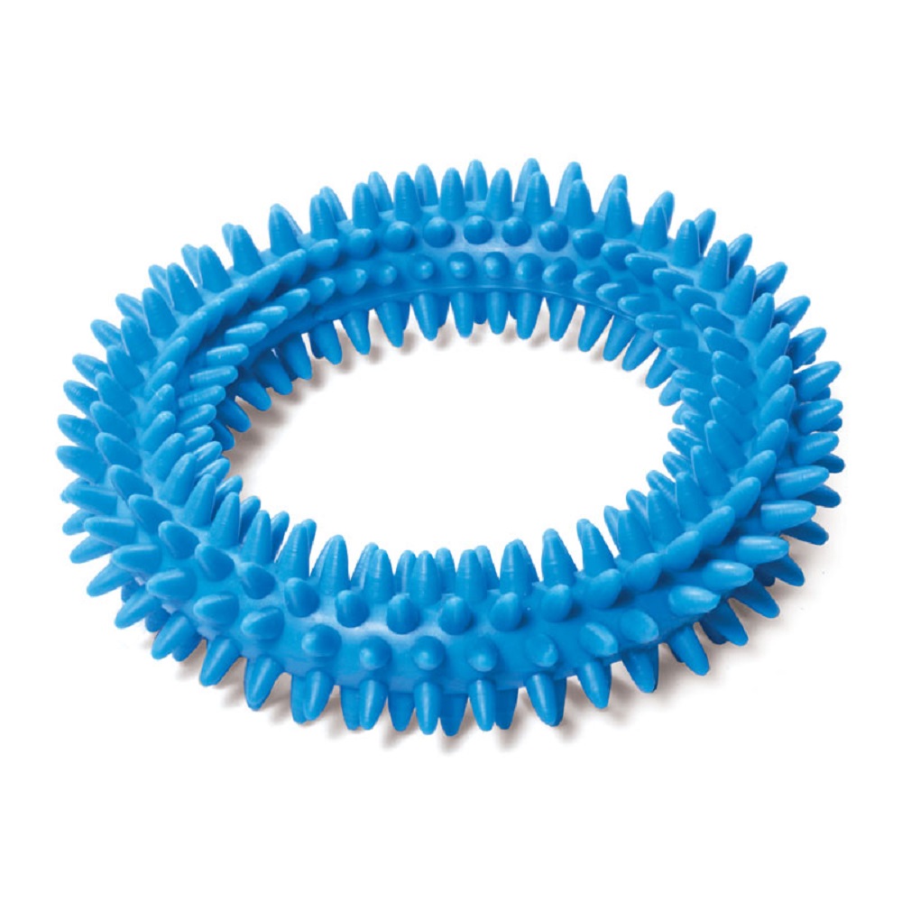 фото Жевательная игрушка для собак triol кольцо с шипами, в ассортименте, 11.5 см