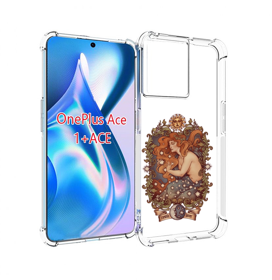 

Чехол MyPads звездная девушка абстракция для OnePlus Ace, Прозрачный, Tocco