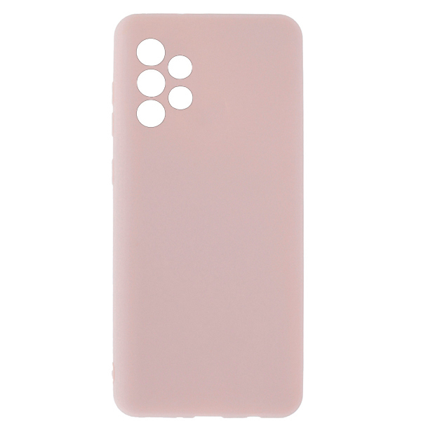 

Силиконовый чехол для Samsung Galaxy A72 Soft Matte с защитой камеры Пыльно розовый