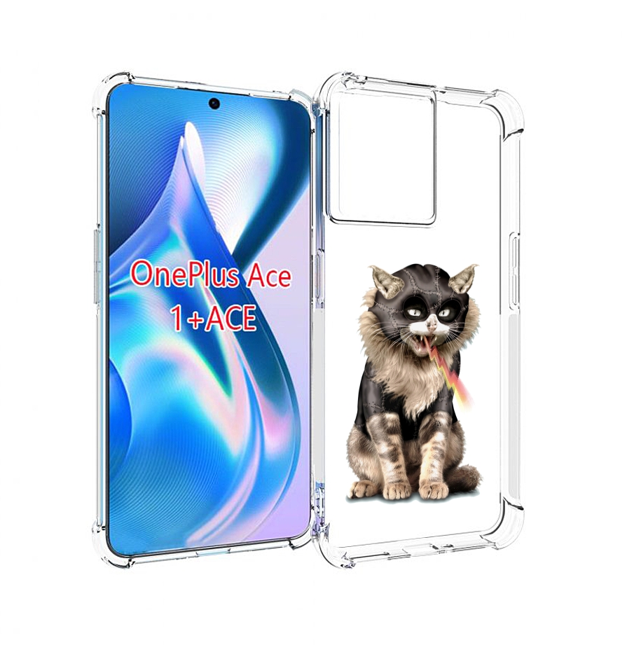 

Чехол MyPads дьяволский кот для OnePlus Ace, Прозрачный, Tocco