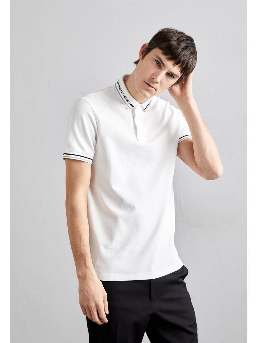 

Футболка мужская Emporio Armani EA822P04D белая S, Белый, EA822P04D