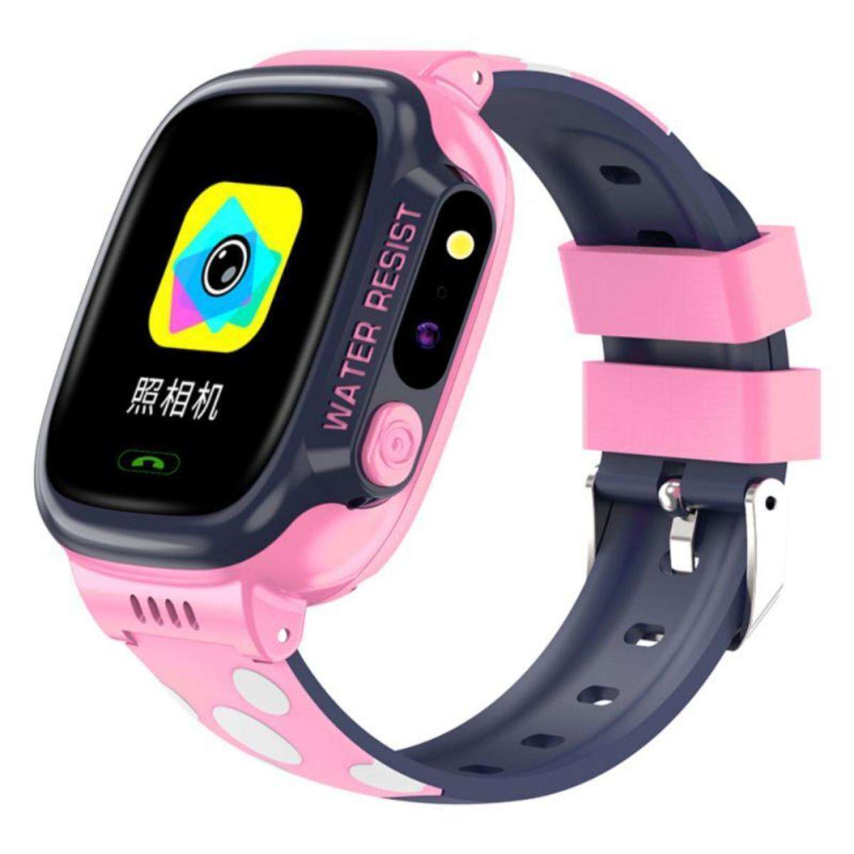 фото Детские умные смарт-часы smart baby watch y92 2g, lbs, hd камера, sim card (розовый)