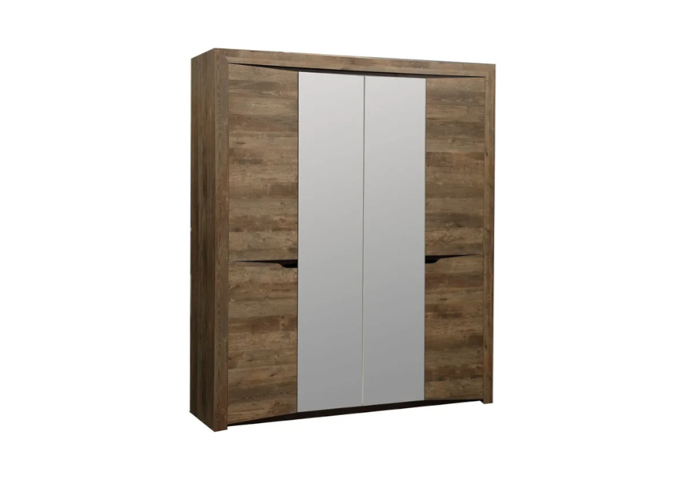 

Шкаф 4-дверный НОНТОН Лючия, 197.8 см, кейптаун, Коричневый