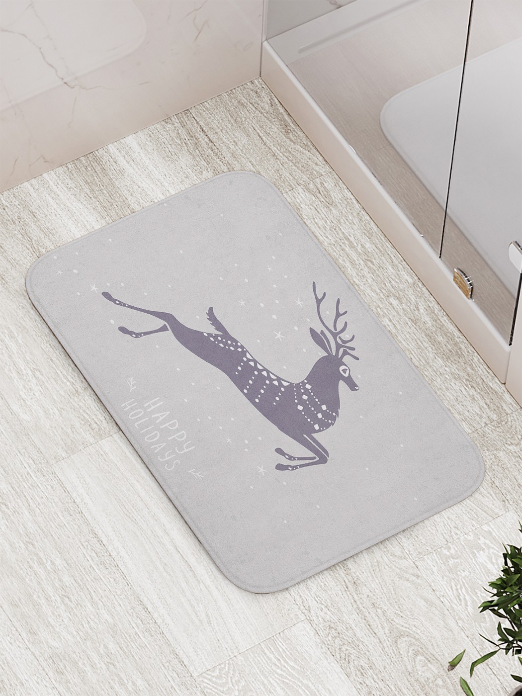 

bath_85364 Коврик противоскользящий для ванной, сауны, бассейна, 77х52 см