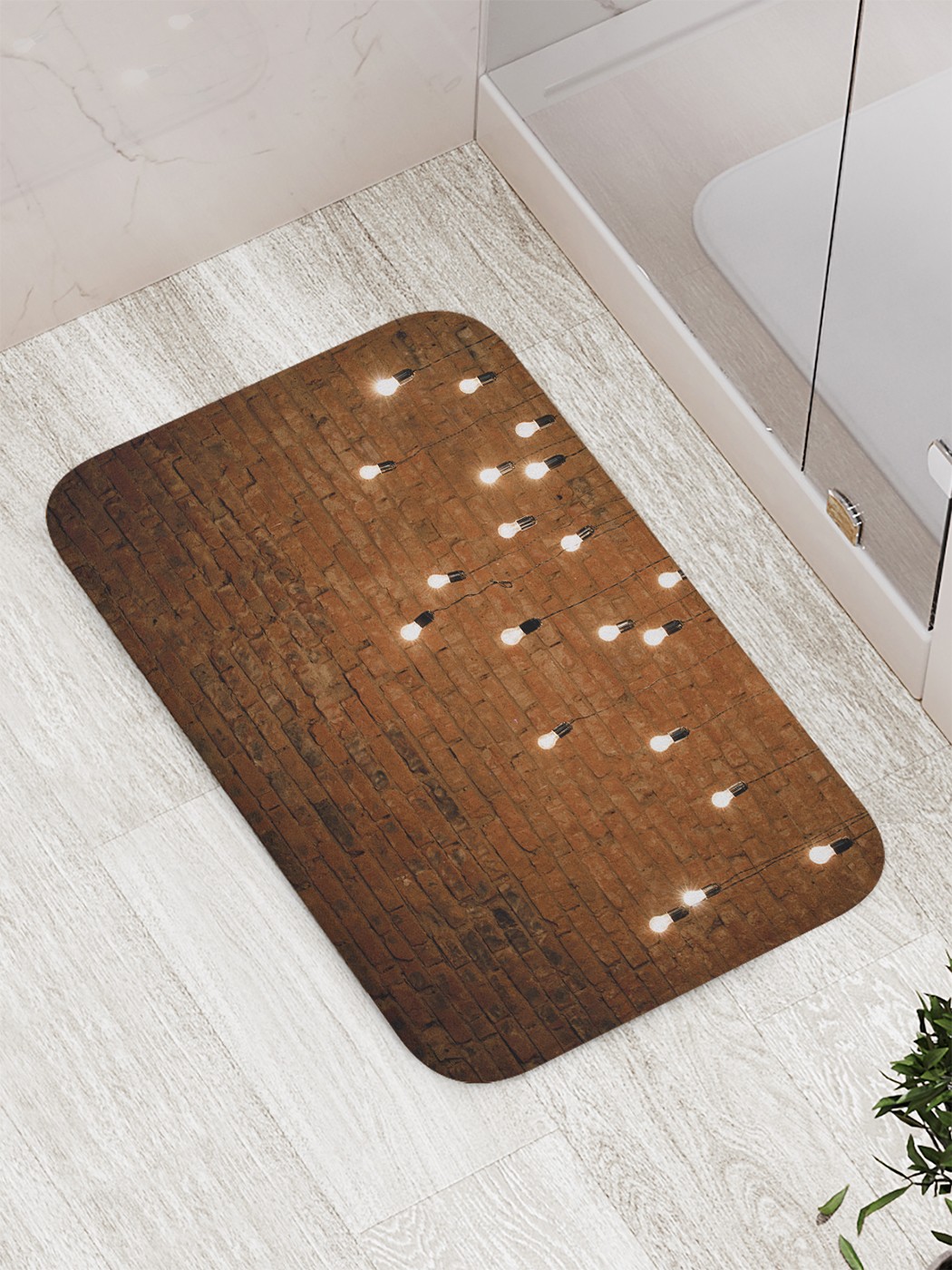 

bath_85314 Коврик противоскользящий для ванной, сауны, бассейна, 77х52 см