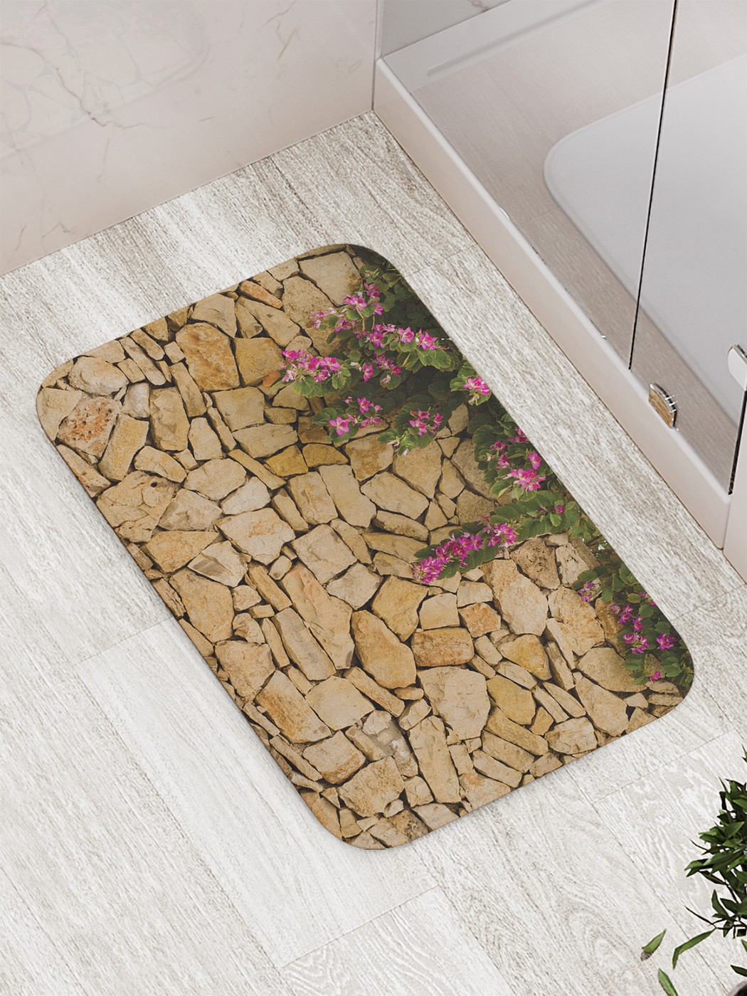 

bath_85313 Коврик противоскользящий для ванной, сауны, бассейна, 77х52 см