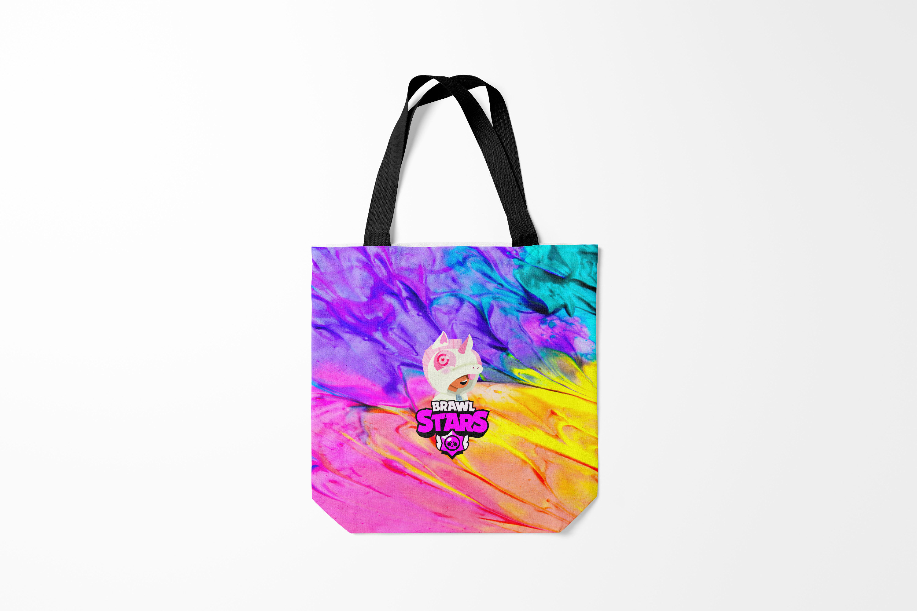 

Сумка шoппер унисекс Burnettie Brawl Stars LEON UNICORN, разноцветный, Brawl Stars LEON UNICORN