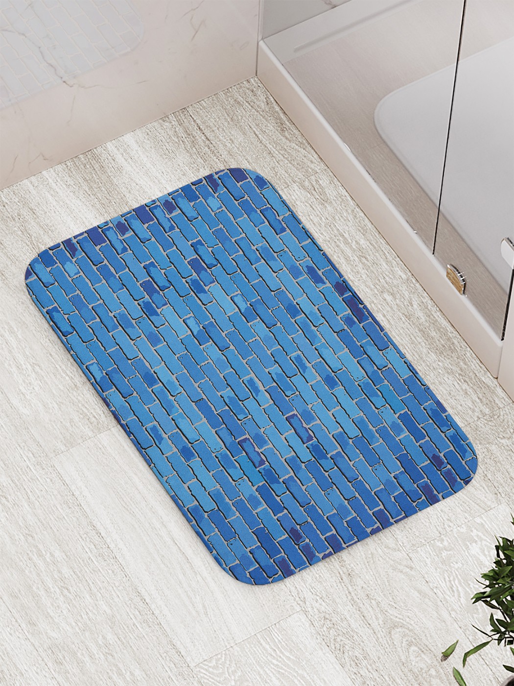 

bath_85309 Коврик противоскользящий для ванной, сауны, бассейна, 77х52 см