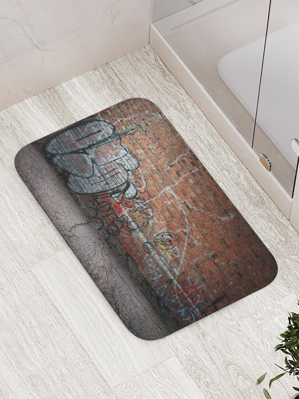 

bath_85299 Коврик противоскользящий для ванной, сауны, бассейна, 77х52 см