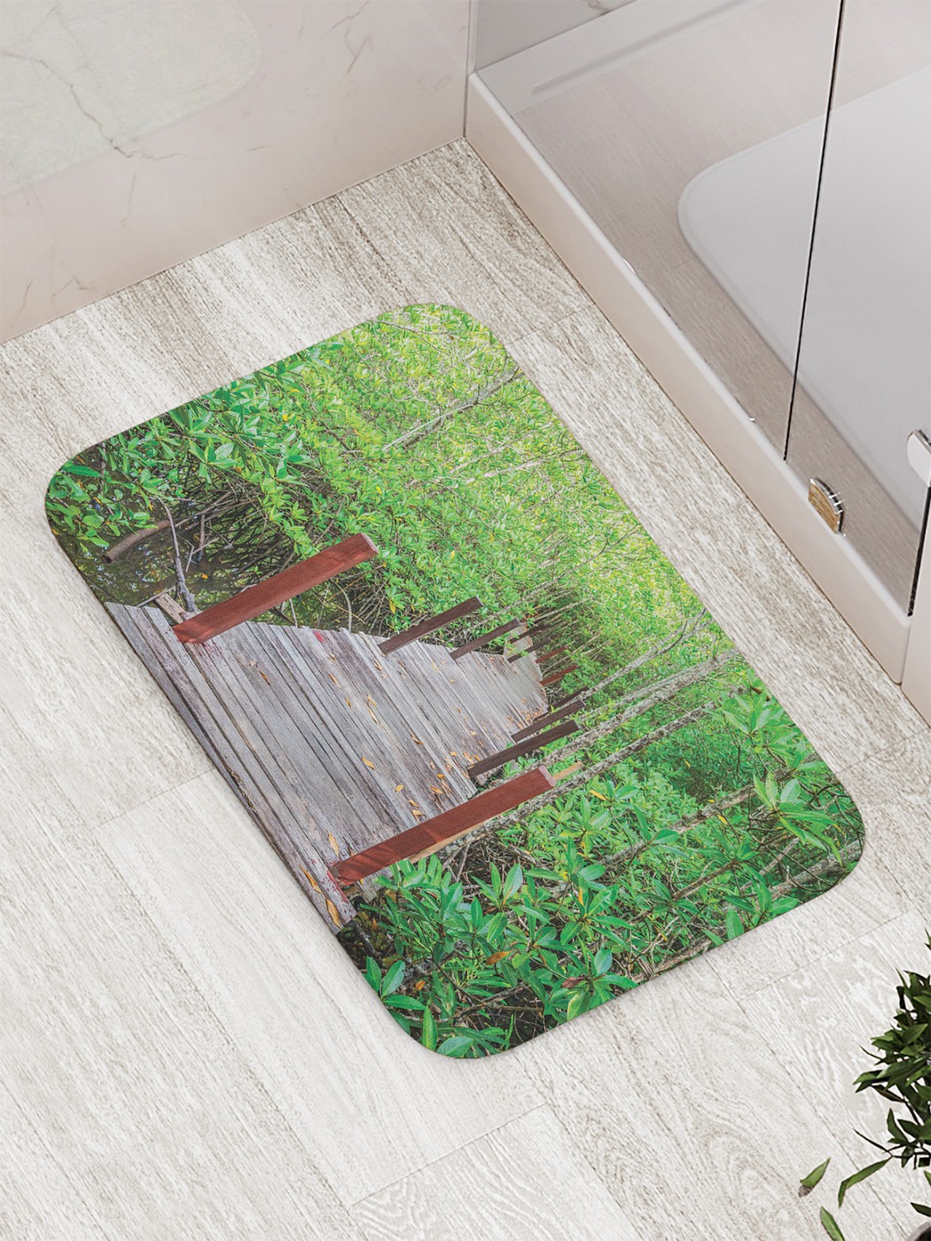 

bath_85261 Коврик противоскользящий для ванной, сауны, бассейна, 77х52 см