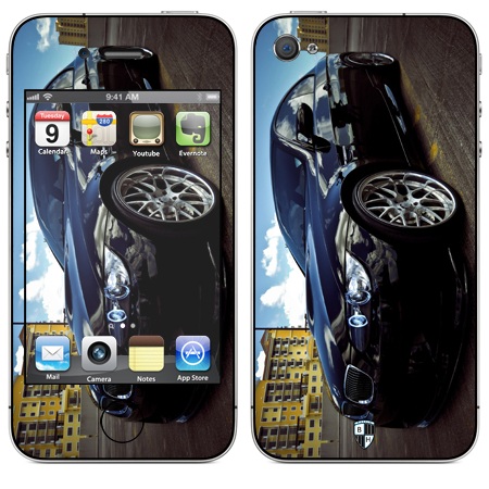

Наклейка виниловая Black Horn для iPhone 4/4S (Au 21)