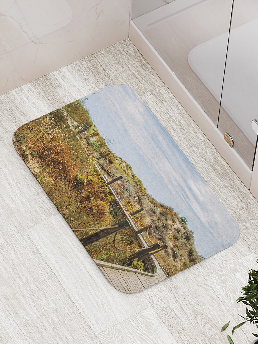 

bath_85257 Коврик противоскользящий для ванной, сауны, бассейна, 77х52 см