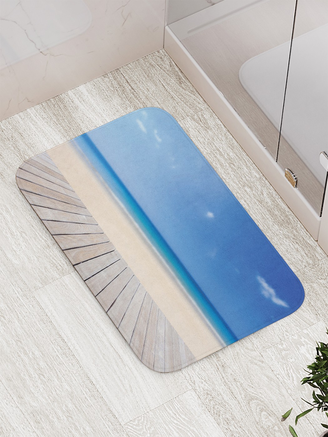 

bath_85239 Коврик противоскользящий для ванной, сауны, бассейна, 77х52 см