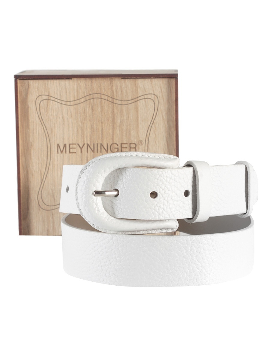 

Ремень женский MEYNINGER РН-4505 белый, 120 см, РН-4505